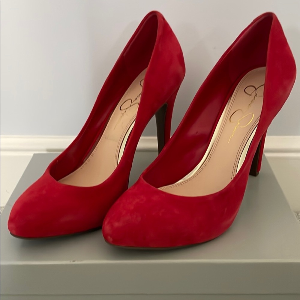 Red High Heel Pumps